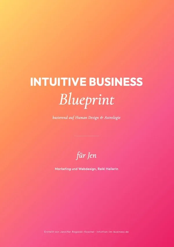 Coverseite des Blueprints